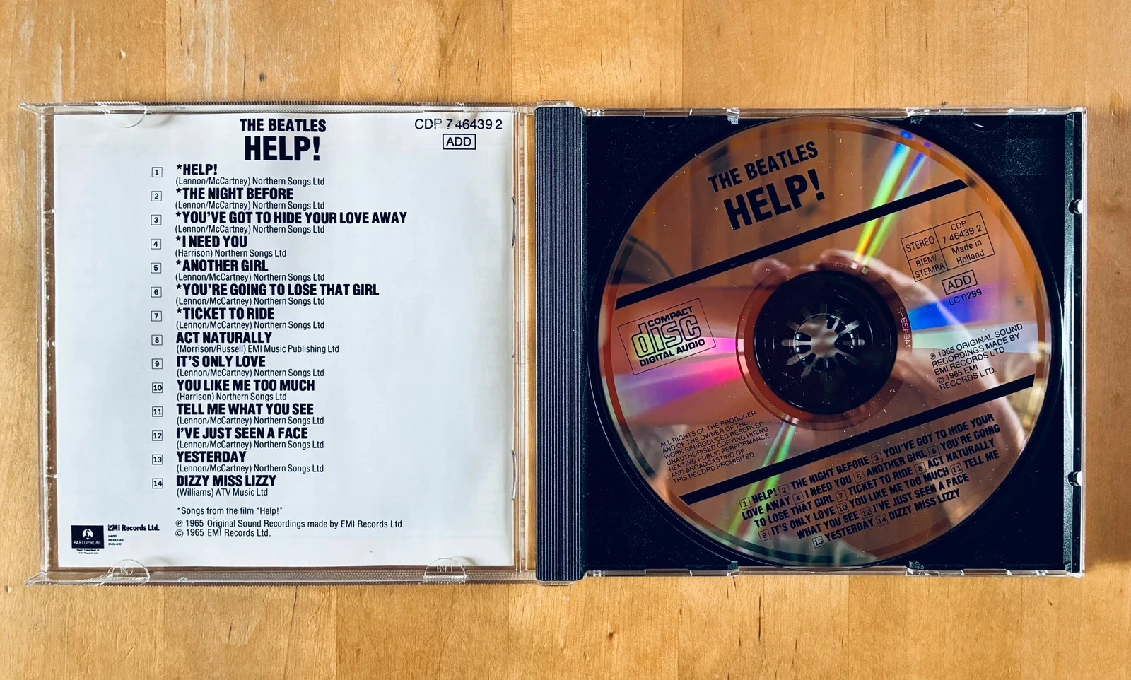 CD The Beatles Help! – photo 2
